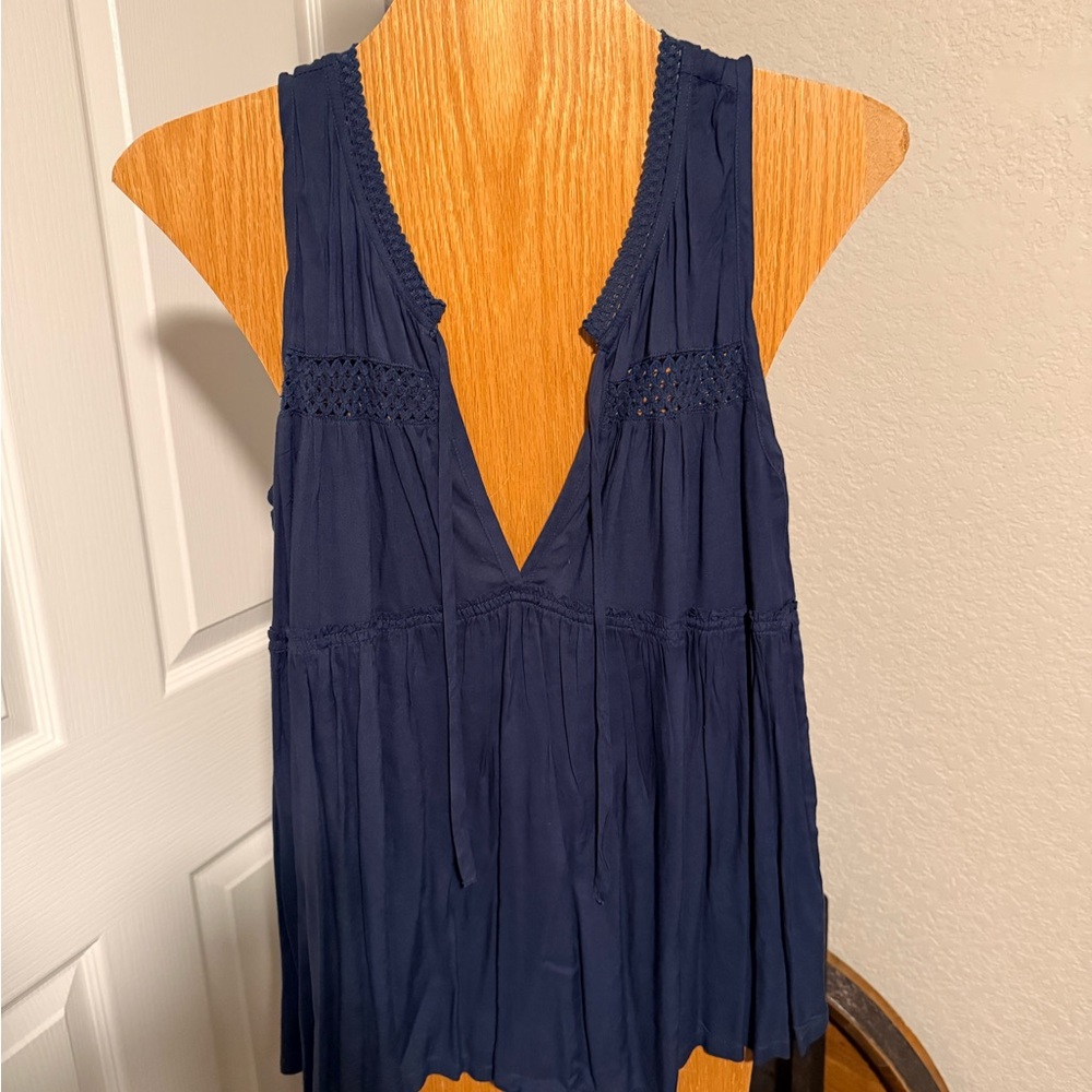 Melrose and Market Deep Blue Tank Top